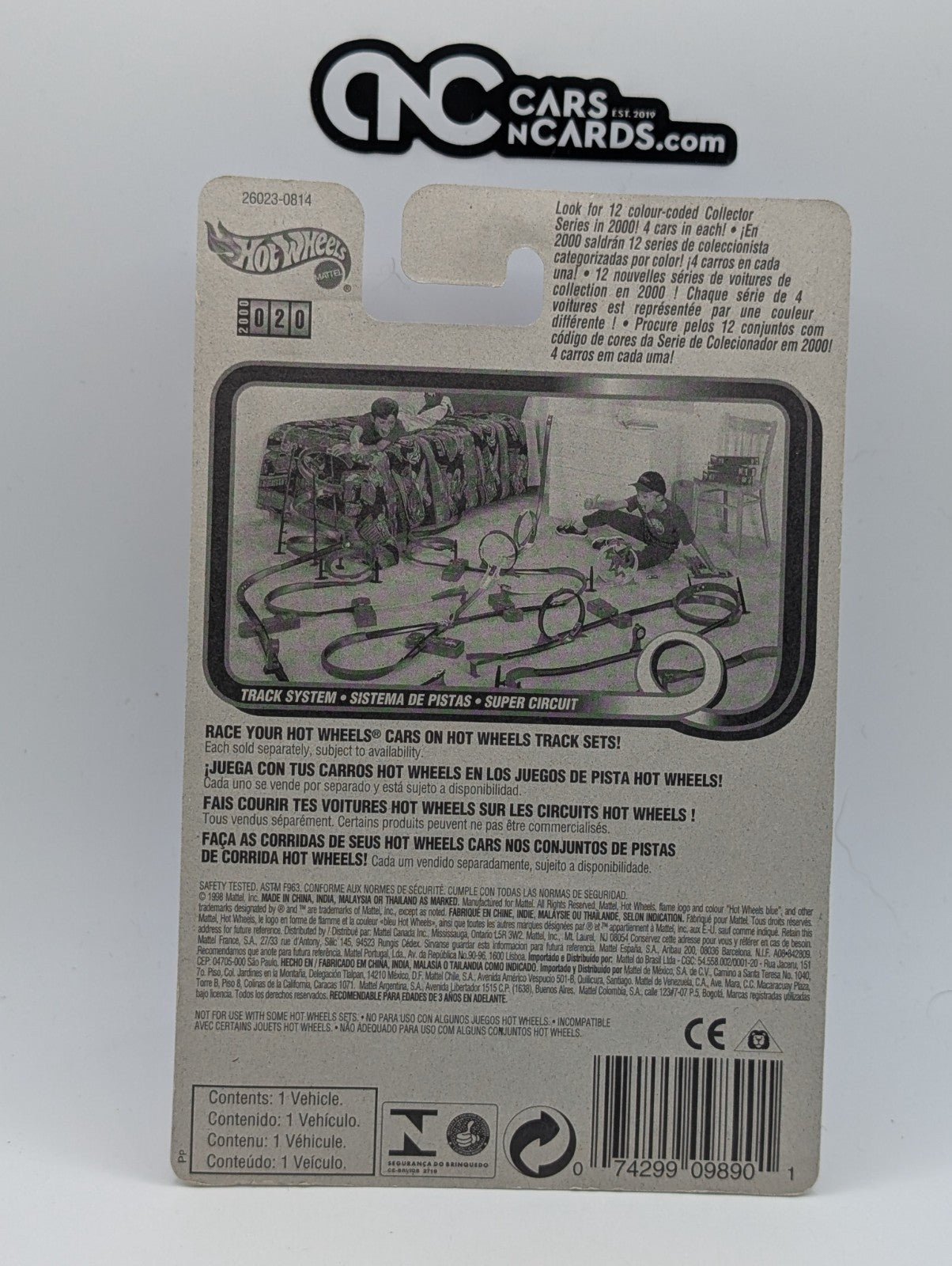 2000 Hot Wheels Mad Maniax 4/4 Twin Mill II Orange 26023 (Soft Corners)