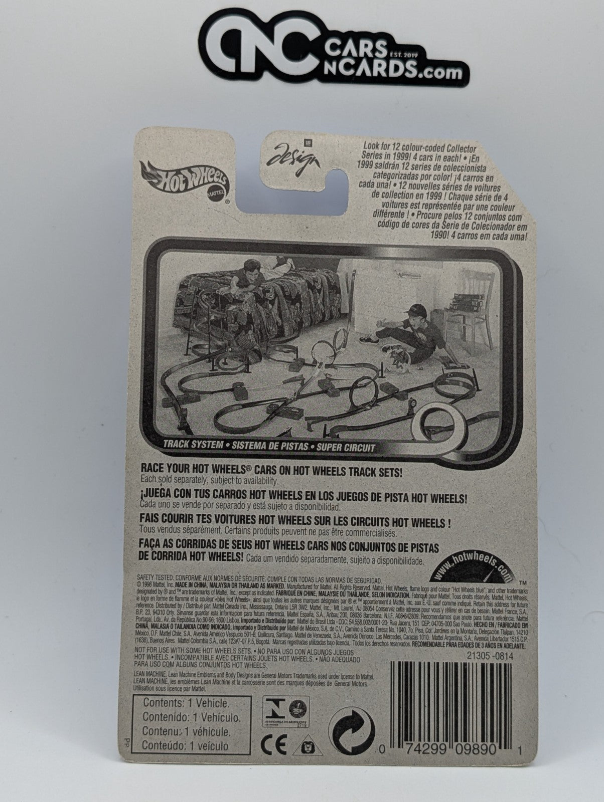 1999 Hot Wheels Game Over 1/4 GM Lean Machine Star Commander (Soft Corners)