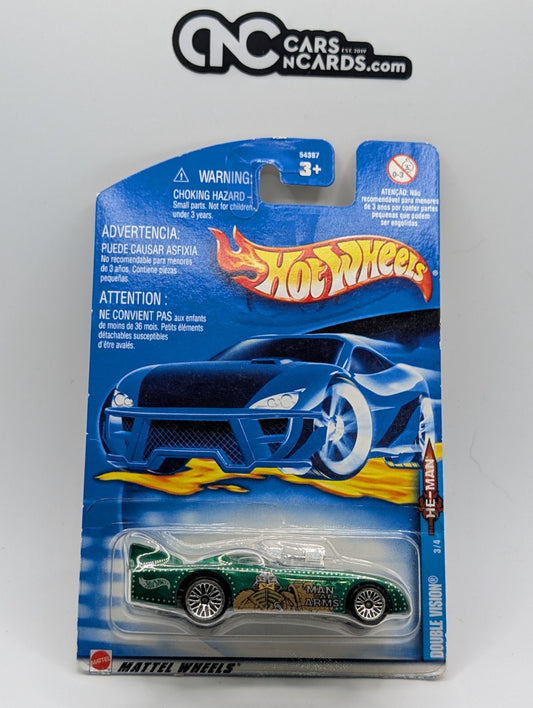 2002 Hot Wheels MOTU 3/4 Double Vision (Soft Corners)