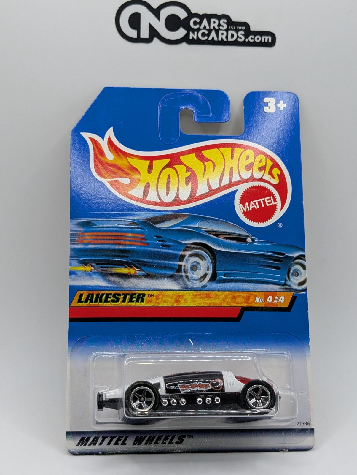 1999 Hot Wheels Car-Toon Friends 4/4 Lakester 21336 (Soft Corners)
