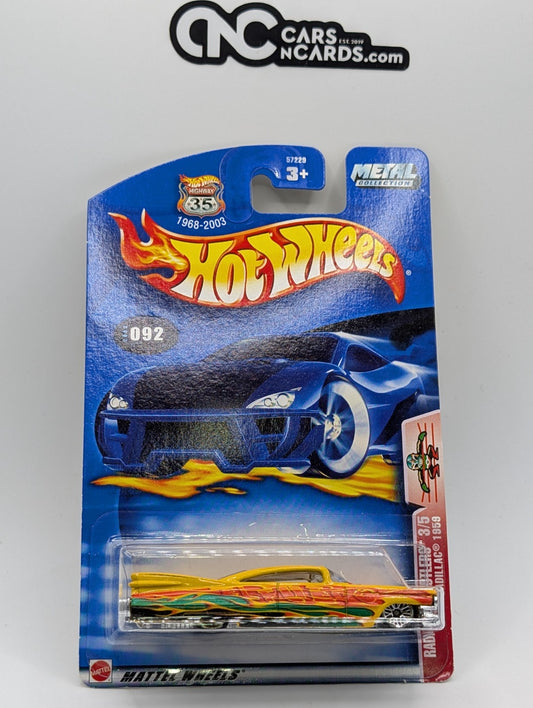 2003 Hot Wheels Radical Wrestlers 3/5 Cadillac 1959 (Soft Corners)
