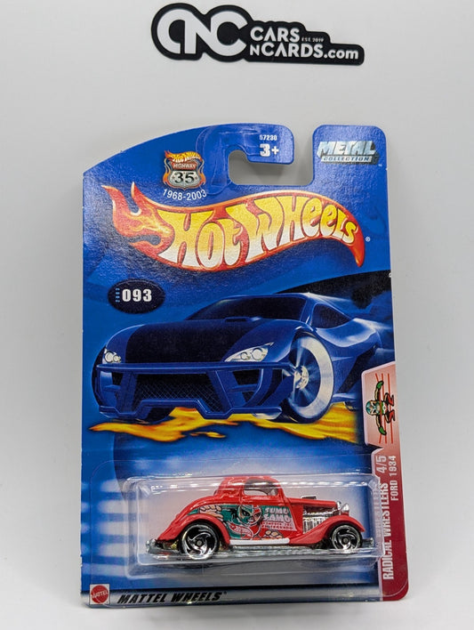 2003 Hot Wheels Radical Wrestlers 4/5 Ford 1934 (Soft Corners)
