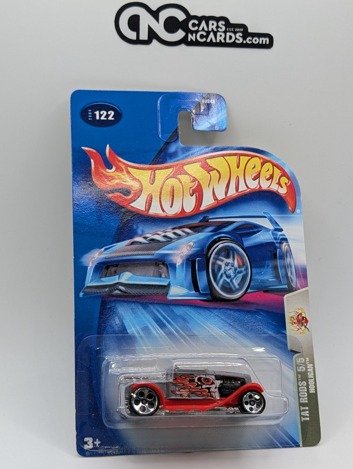 2004 Hot Wheels Tat Rods 5/5 Hooligan (Soft Corners)