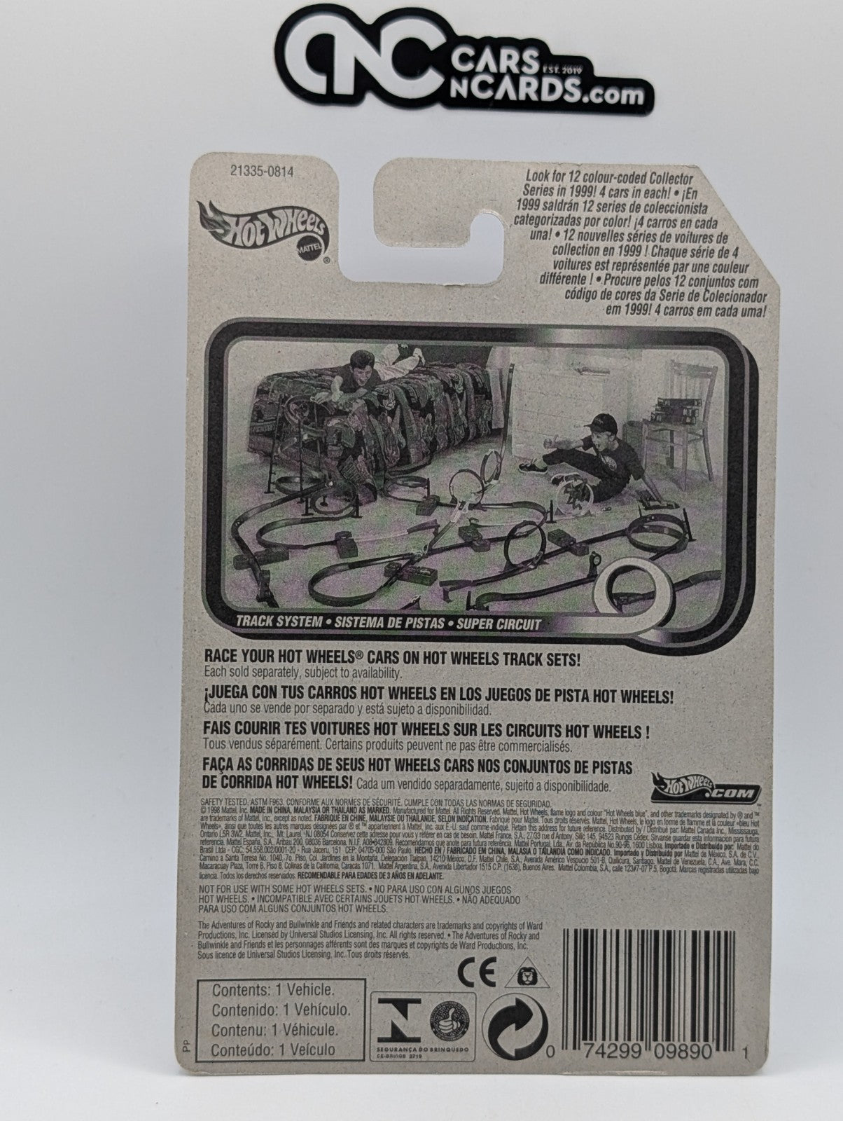 1999 Hot Wheels Car-Toon Friends 3/4 Double Vision 21335 (Soft Corners)