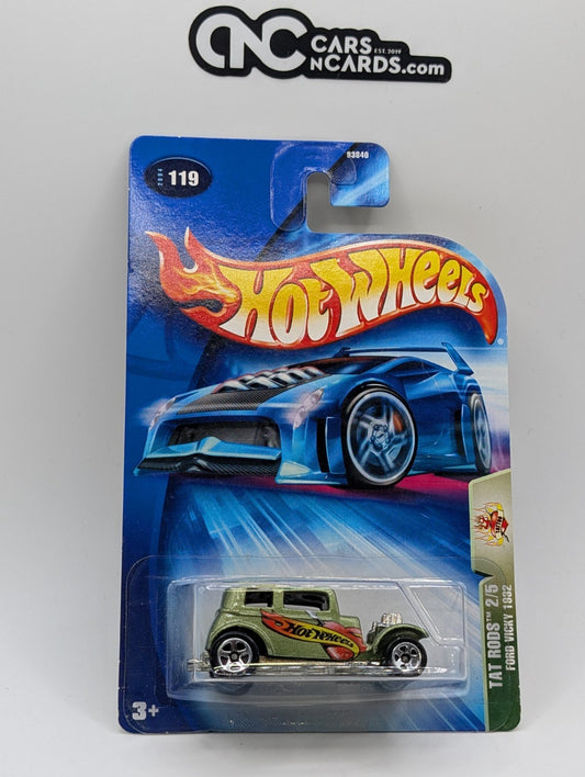 2004 Hot Wheels Tat Rods 2/5 Ford Vicky 1932 (Soft Corners)