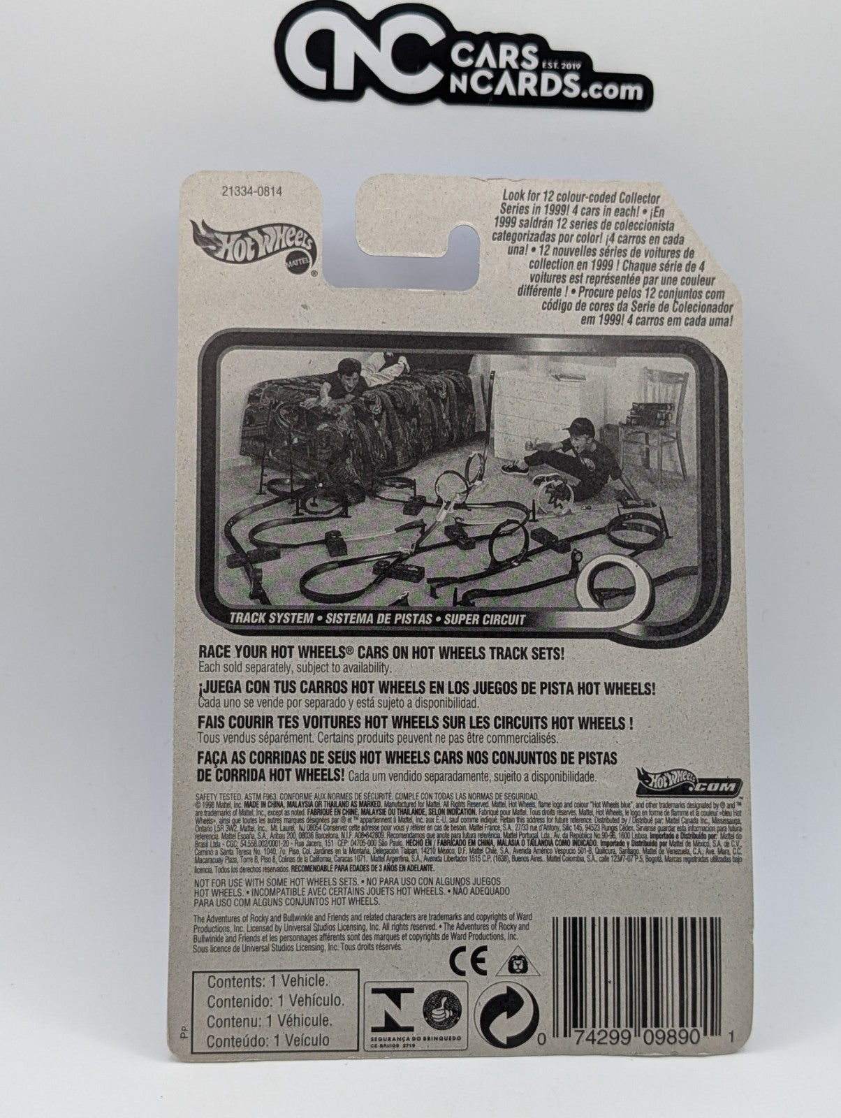 1999 Hot Wheels Car-Toon Friends 2/4 XT-3 Orange 21334 (Card Damage)
