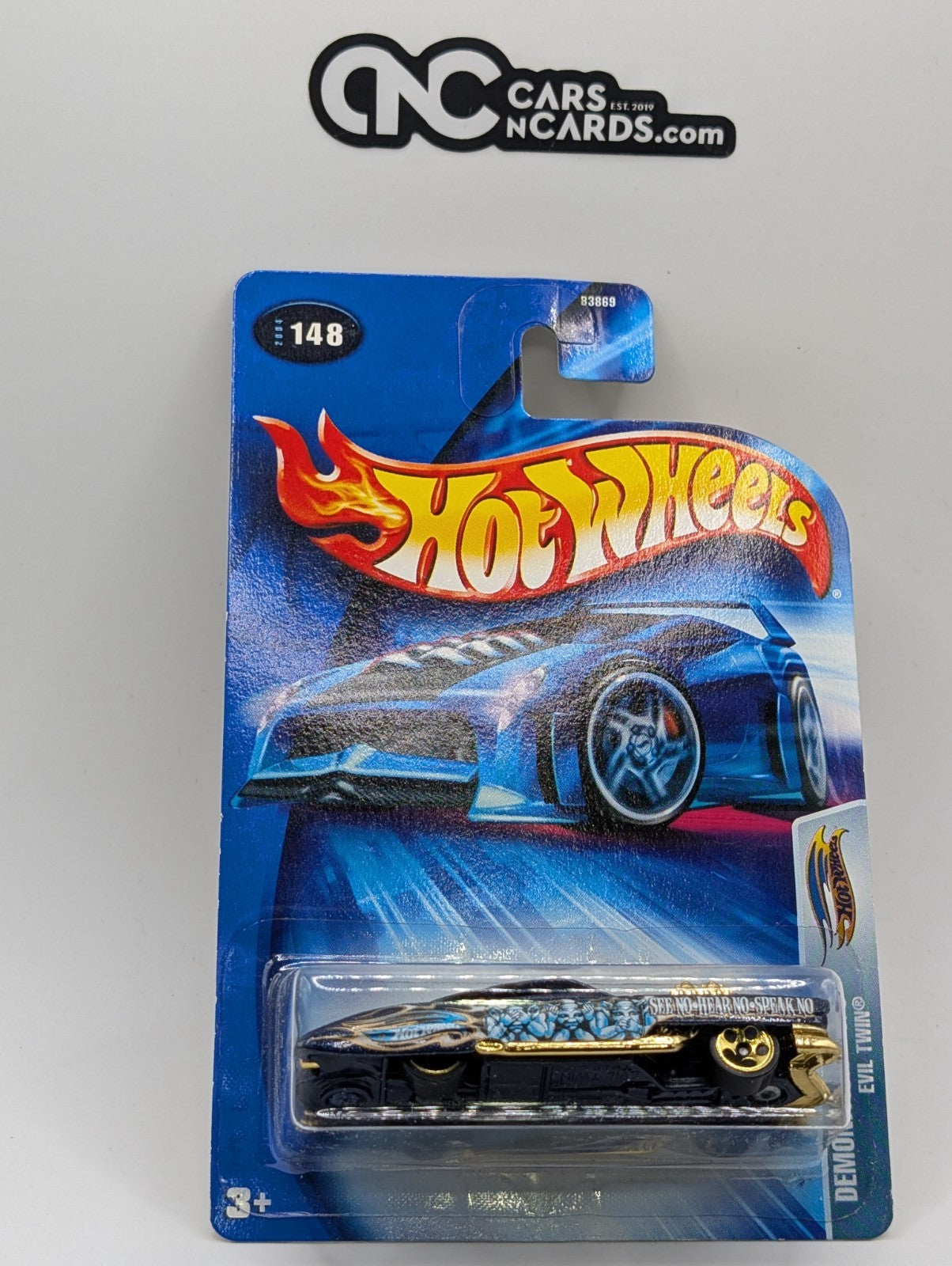 2004 Hot Wheels Demonition 1/5 Evil Twin (Soft Corners)
