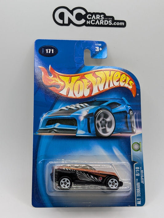 2003 Hot Wheels Alt Terrain 8/10 Jeepster (Soft Corners)