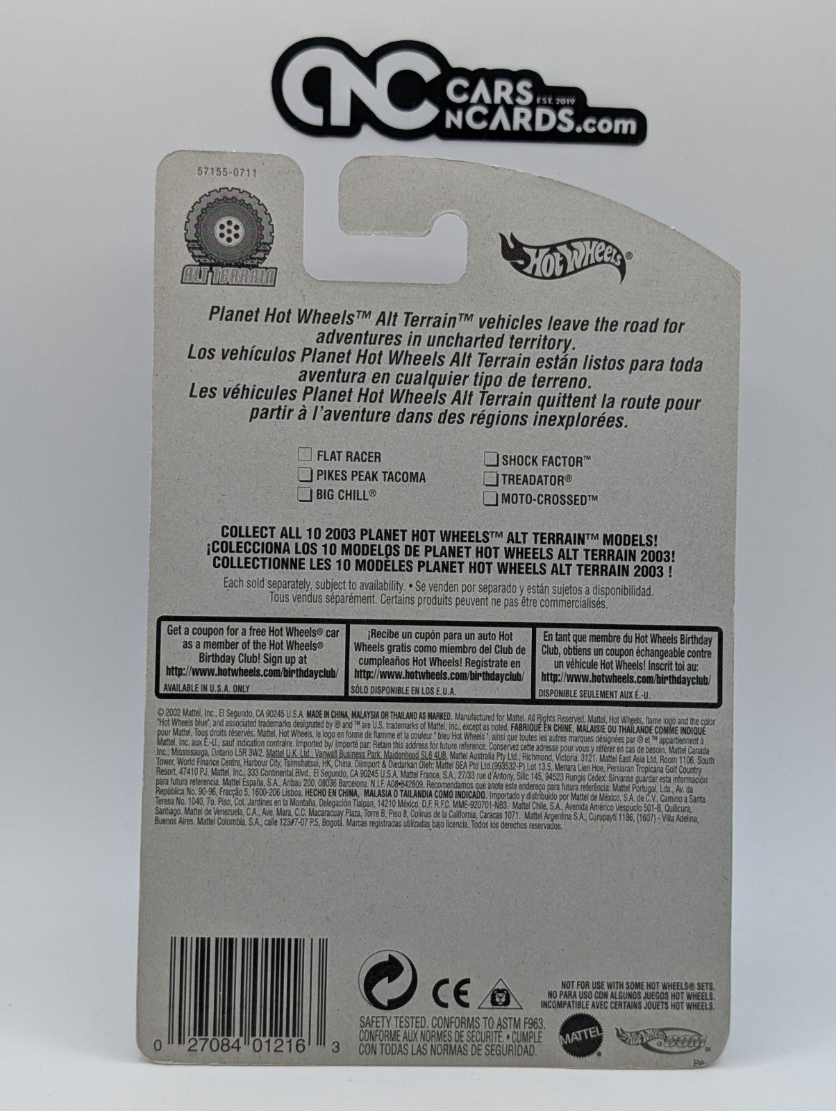 2003 Hot Wheels Alt Terrain 6/10 Treadator (Soft Corners)