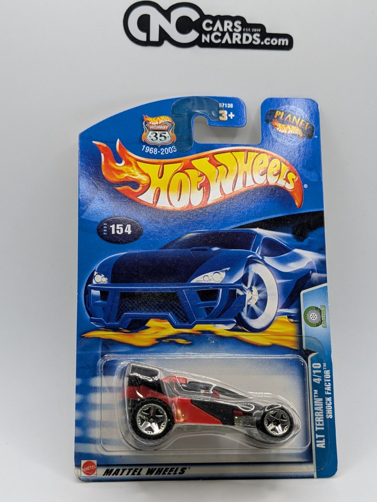 2003 Hot Wheels Alt Terrain 4/10 Shock Factor (Soft Corners)