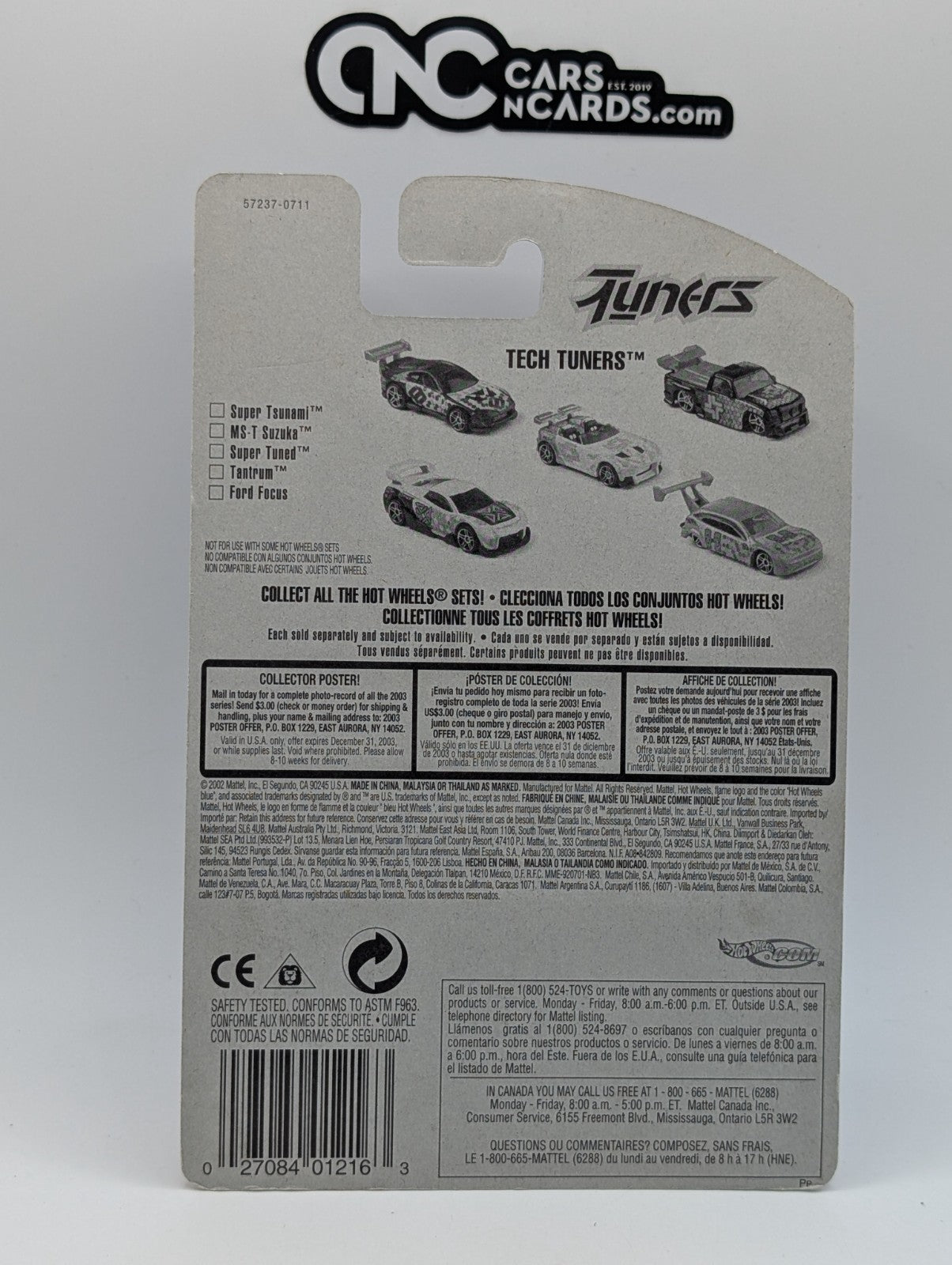 2003 Hot Wheels Tech Tuners 2/5 MS-T Suzuka (Soft Corners)