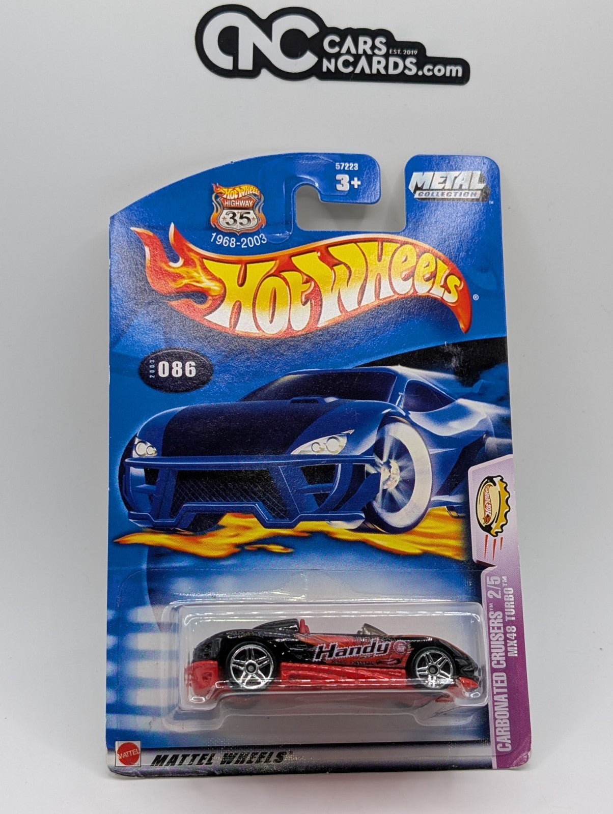 2003 Hot Wheels Carbonated Cruisers 2/5 MX48 Turbo (Soft Corners)