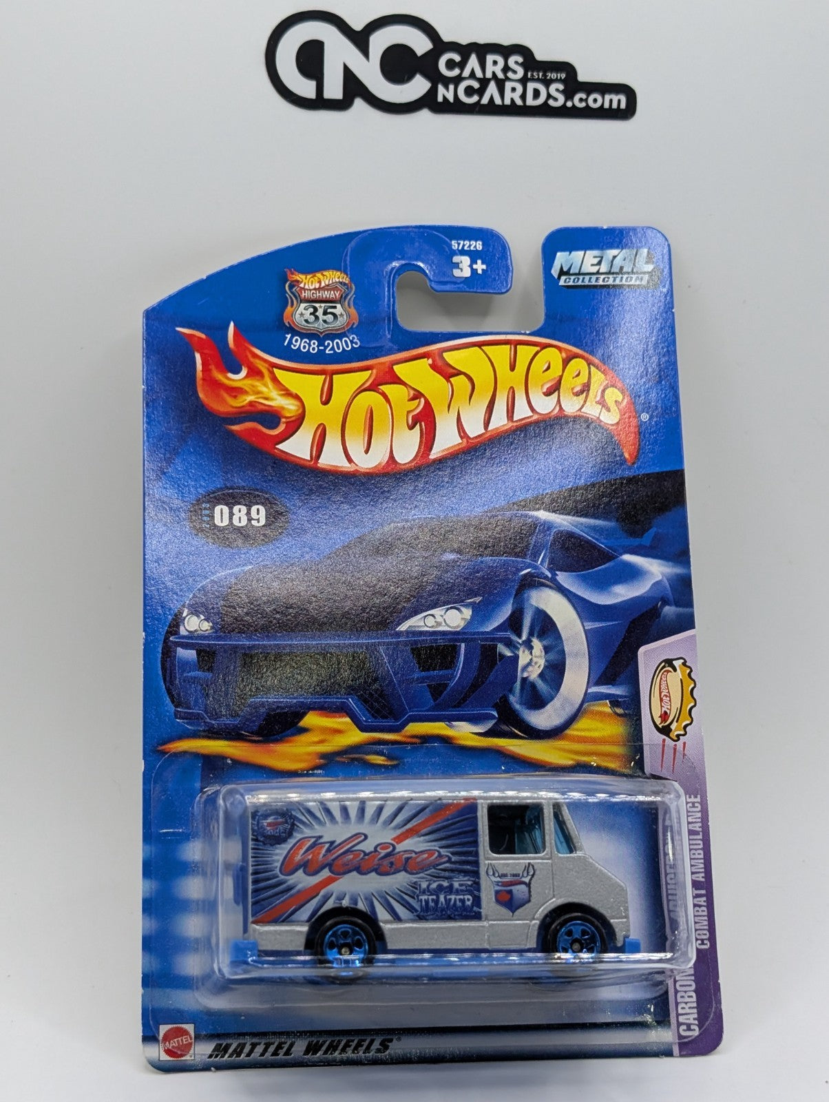 2003 Hot Wheels Carbonated Cruisers 5/5 Combat Ambulance (Soft Corners)