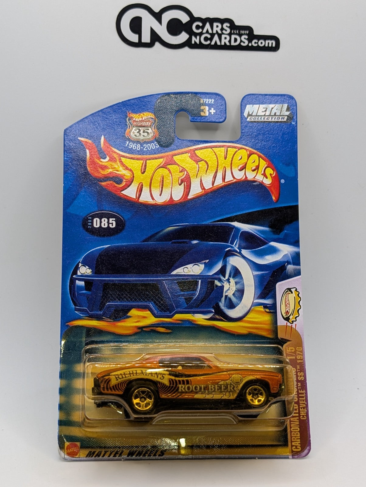 2003 Hot Wheels Carbonated Cruisers 1/5 Chevelle SS 1970 (Yellow Blister)