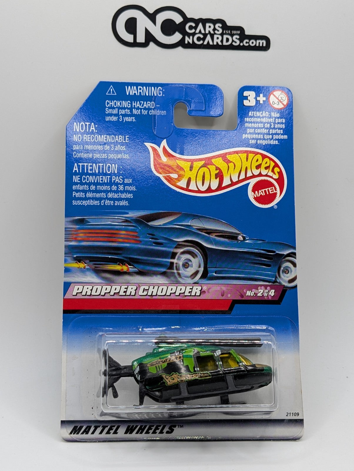 1999 Hot Wheels Street Art 2/4 Propper Chopper 21109 (Soft Corners)