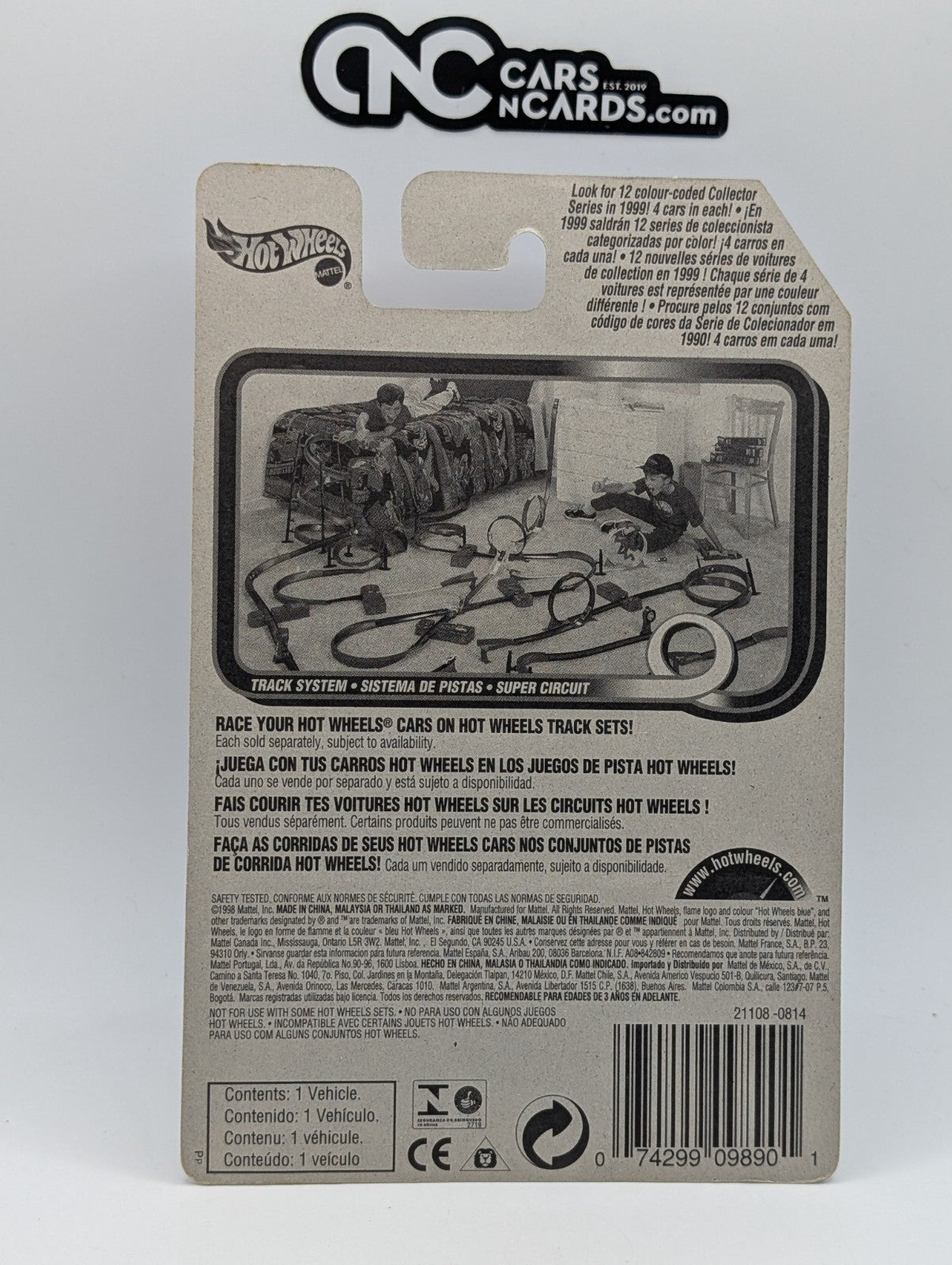 1999 Hot Wheels Street Art 1/4 Sonic Special Mini Truck 21108 (Soft Corners)