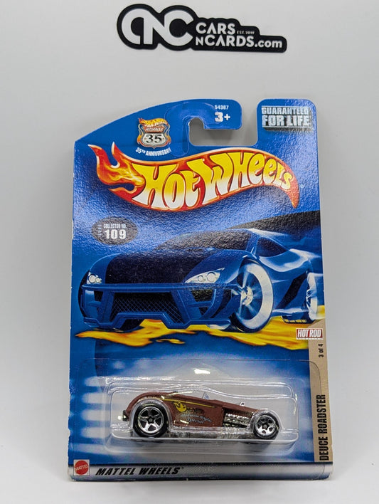 2002 Hot Wheels Hot Rod Magazine 3/4 Deuce Roadster (Card Damage)