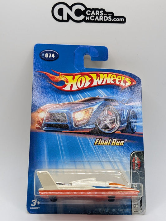 2005 Hot Wheels Final Run 4/5 Hydrojet Orange (Card Crease)