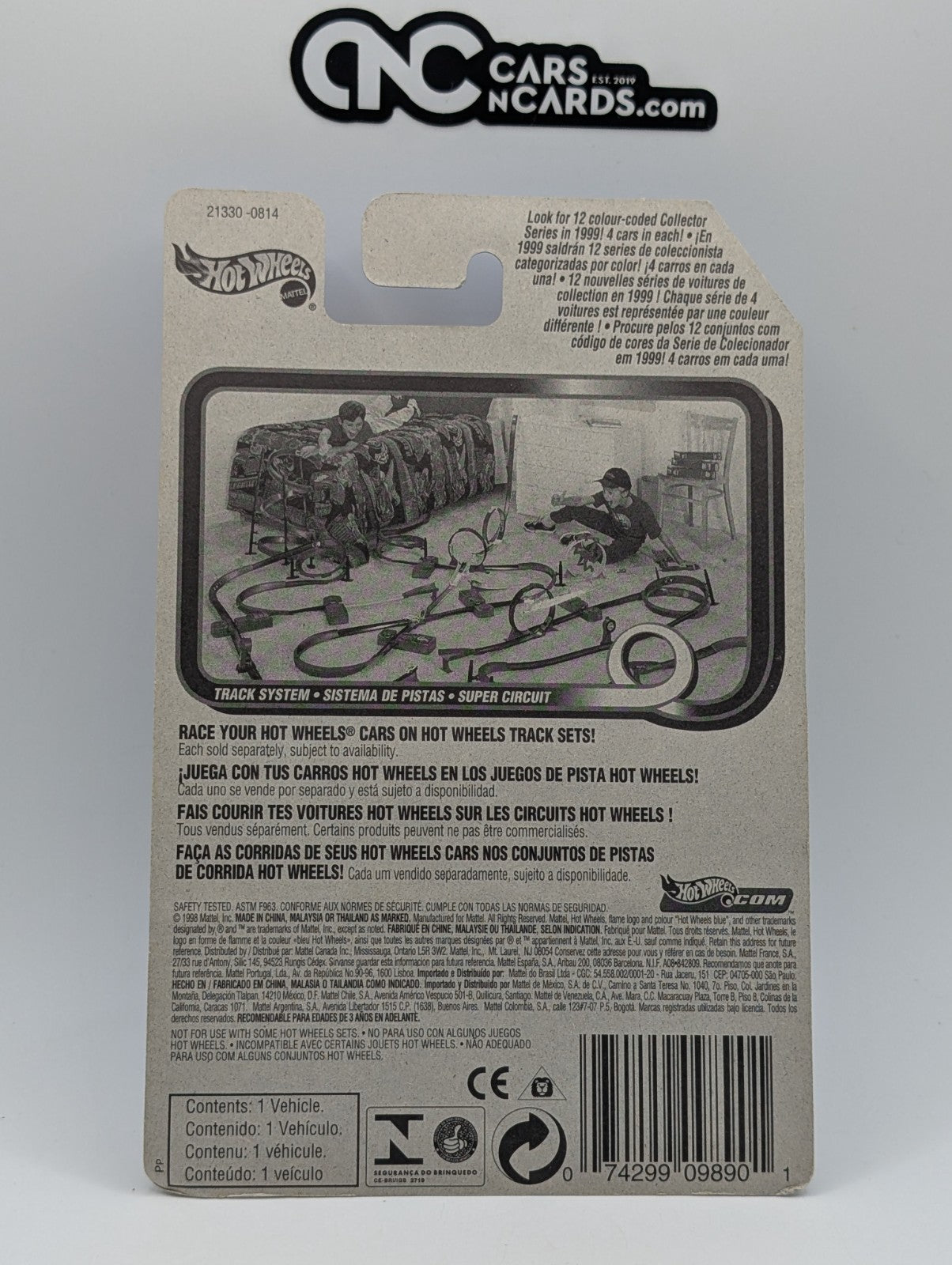 1999 Hot Wheels Classic Games 2/4 Silhouette II Toss Across 21330 (Soft Corners)