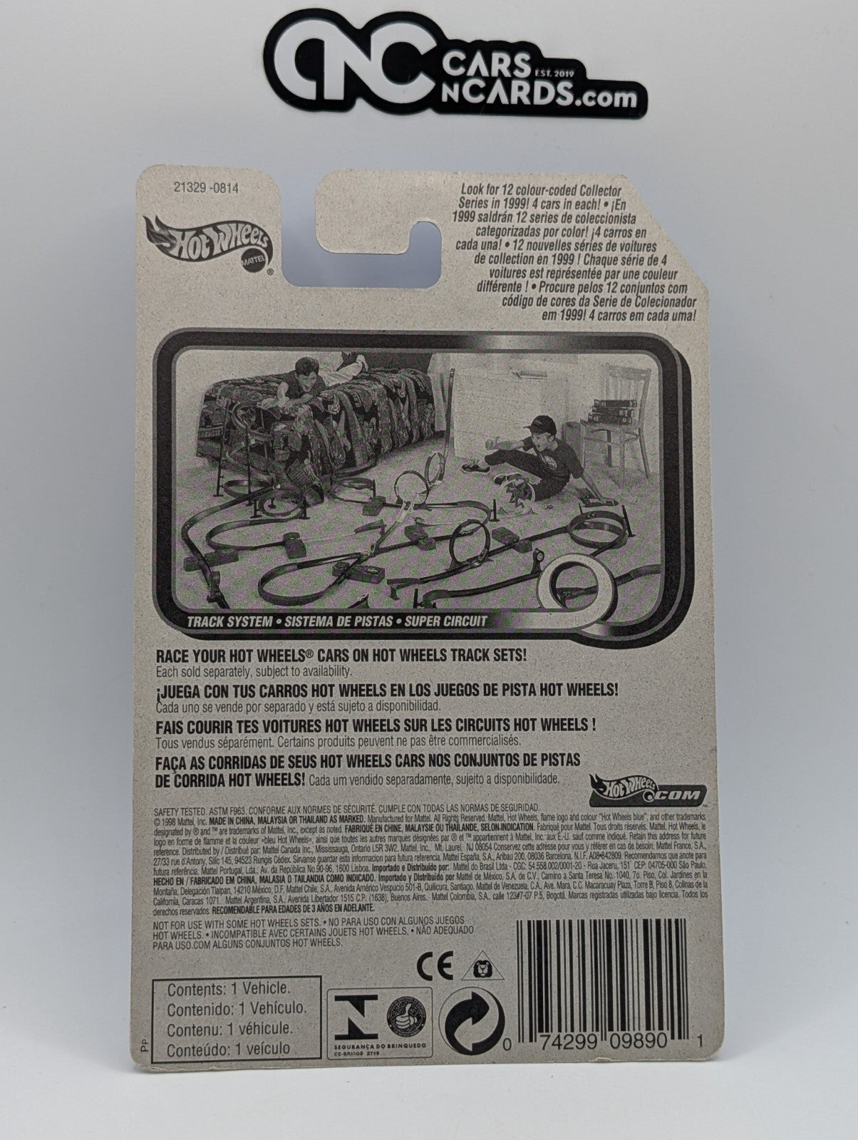 1999 Hot Wheels Classic Games 1/4 Super Modified KerPlunk 21329 (Soft Corners)