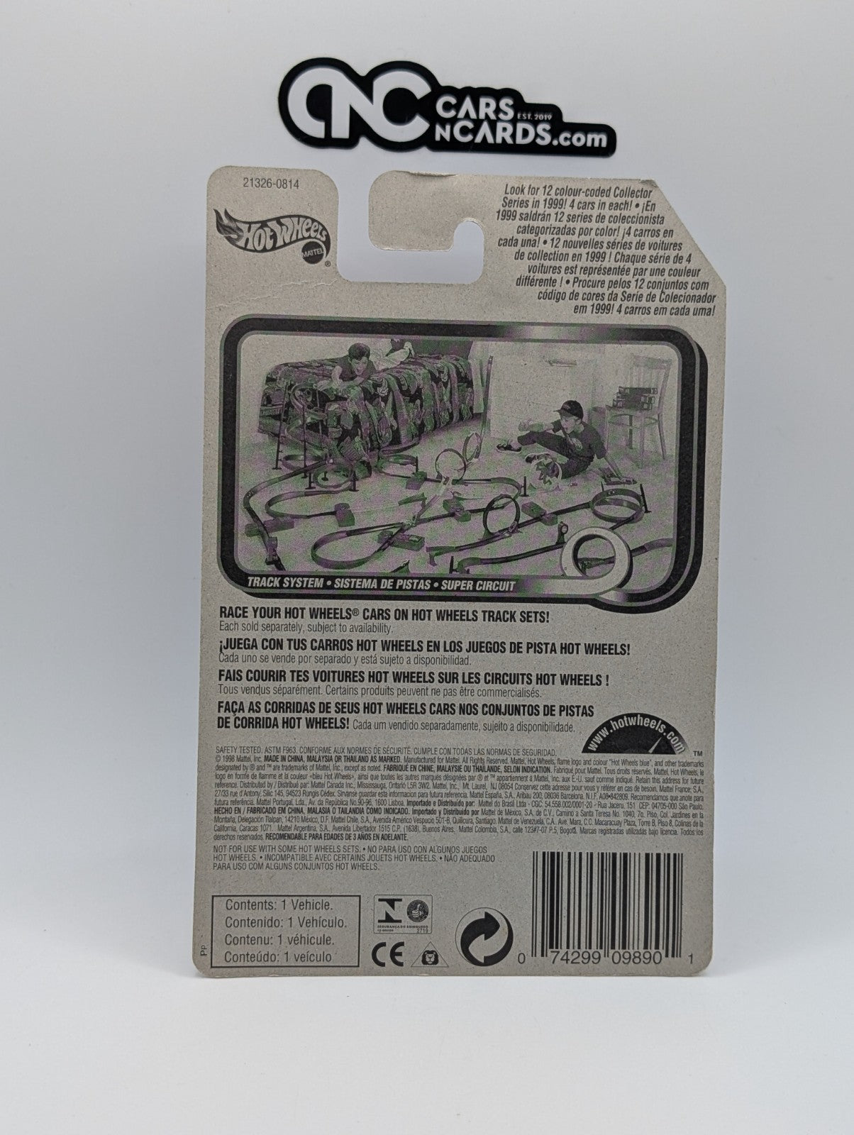 1999 Hot Wheels Terrorific Series 2/4 Cat-A-Pult Orange 21326 (Soft Corners)