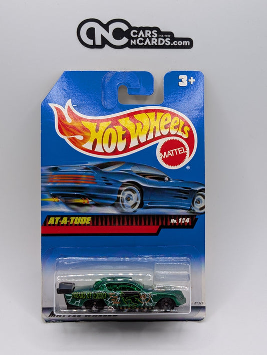 1999 Hot Wheels Terrorific Series 1/4 At-A-Tude Green 21325 (Soft Corners)