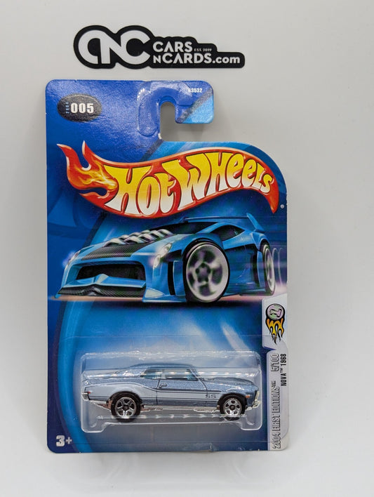 2004 Hot Wheels First Editions 5/100 Nova 1968 Blue (Soft Corners)