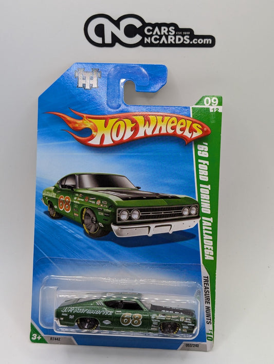 2010 Hot Wheels T-Hunt Treasure Hunt '69 Ford Torino Talladega (Soft Corners)