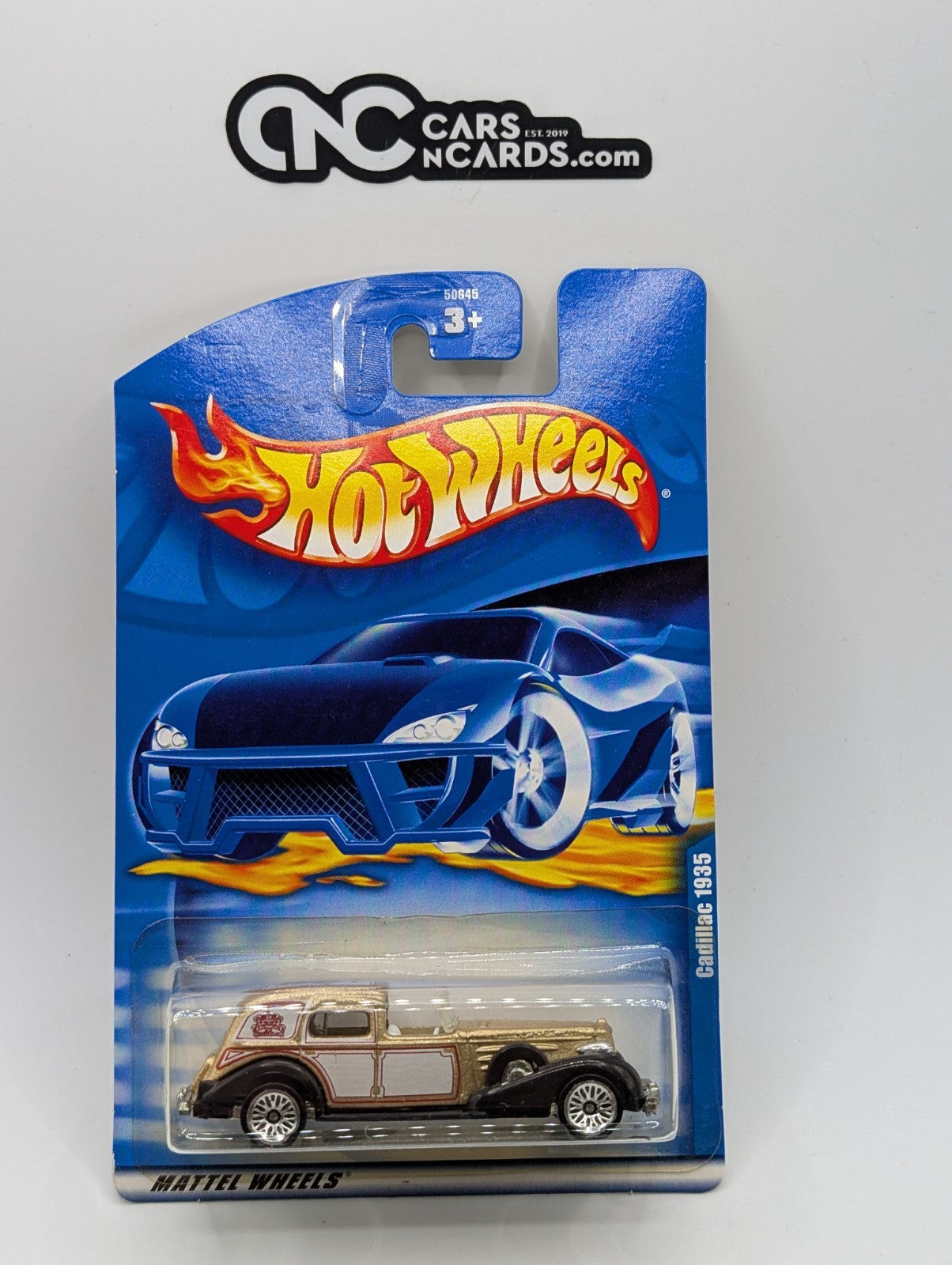 2001 Hot Wheels Cadillac 1935 Gold (Soft Corners)