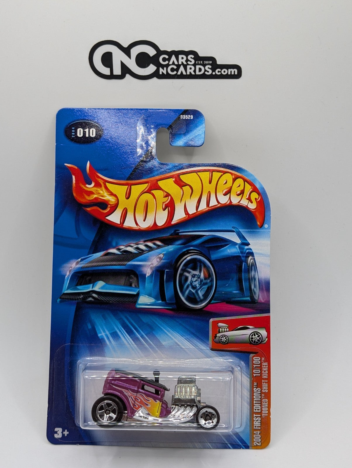 2004 Hot Wheels First Editions 10/100 Tooned Shift Kicker (Soft Corners)