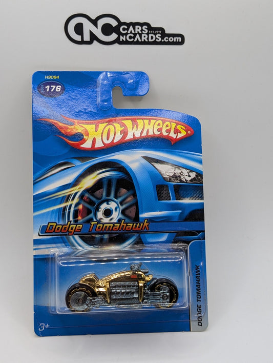 2005 Hot Wheels Dodge Tomahawk Gold #176 (Soft Corners)