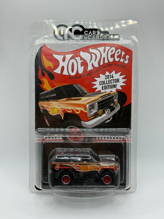 2014 Hot Wheels Mail In Collector Edition Jeep Wagoneer With Protector