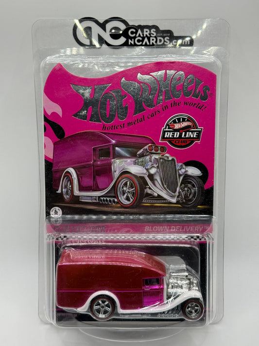 2022 Hot Wheels RLC Redline Club Pink Blown Delivery With Protector