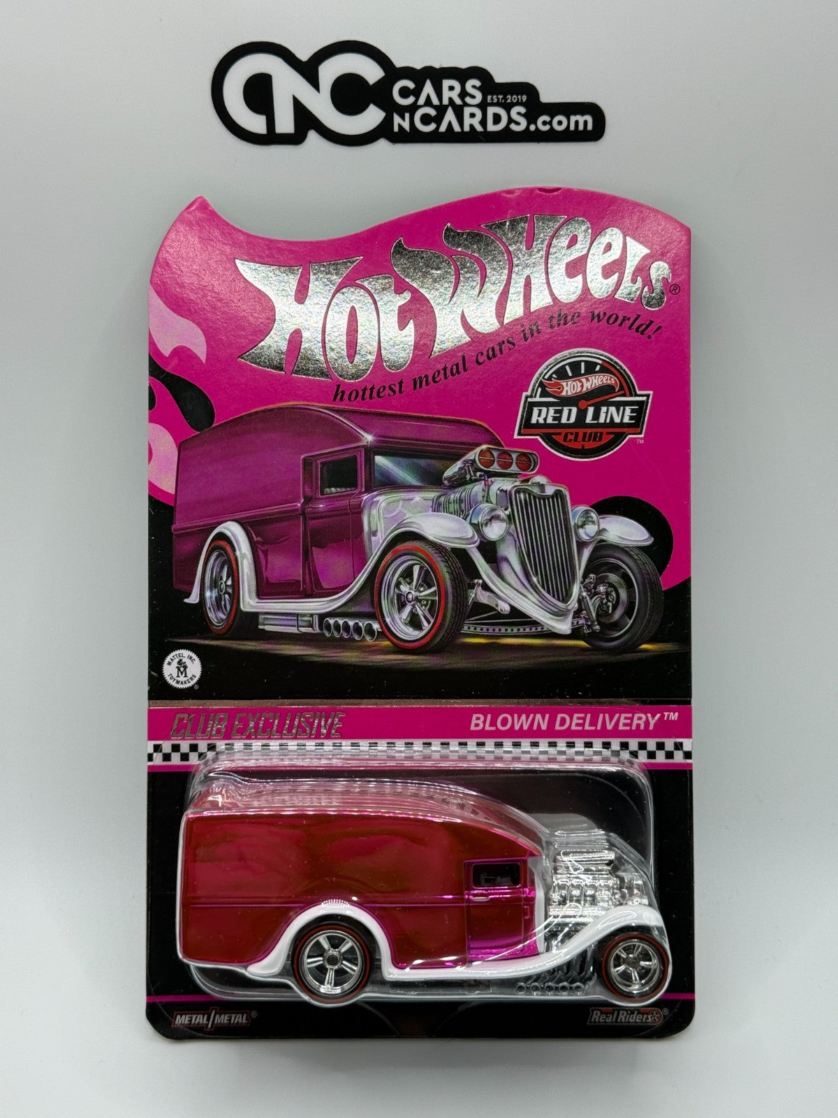 2022 Hot Wheels RLC Redline Club Pink Blown Delivery With Protector