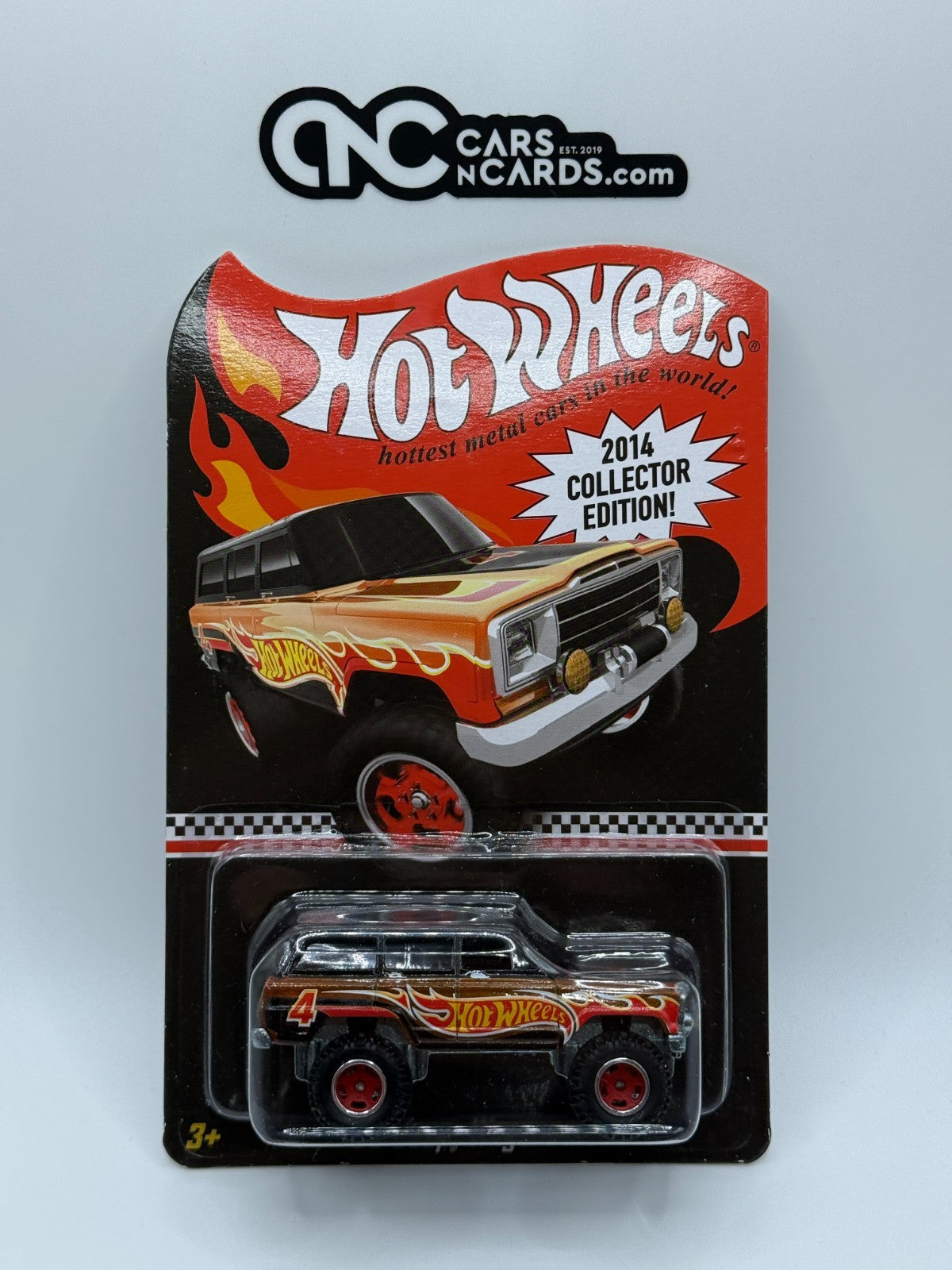 2014 Hot Wheels Mail In Collector Edition Jeep Wagoneer With Protector