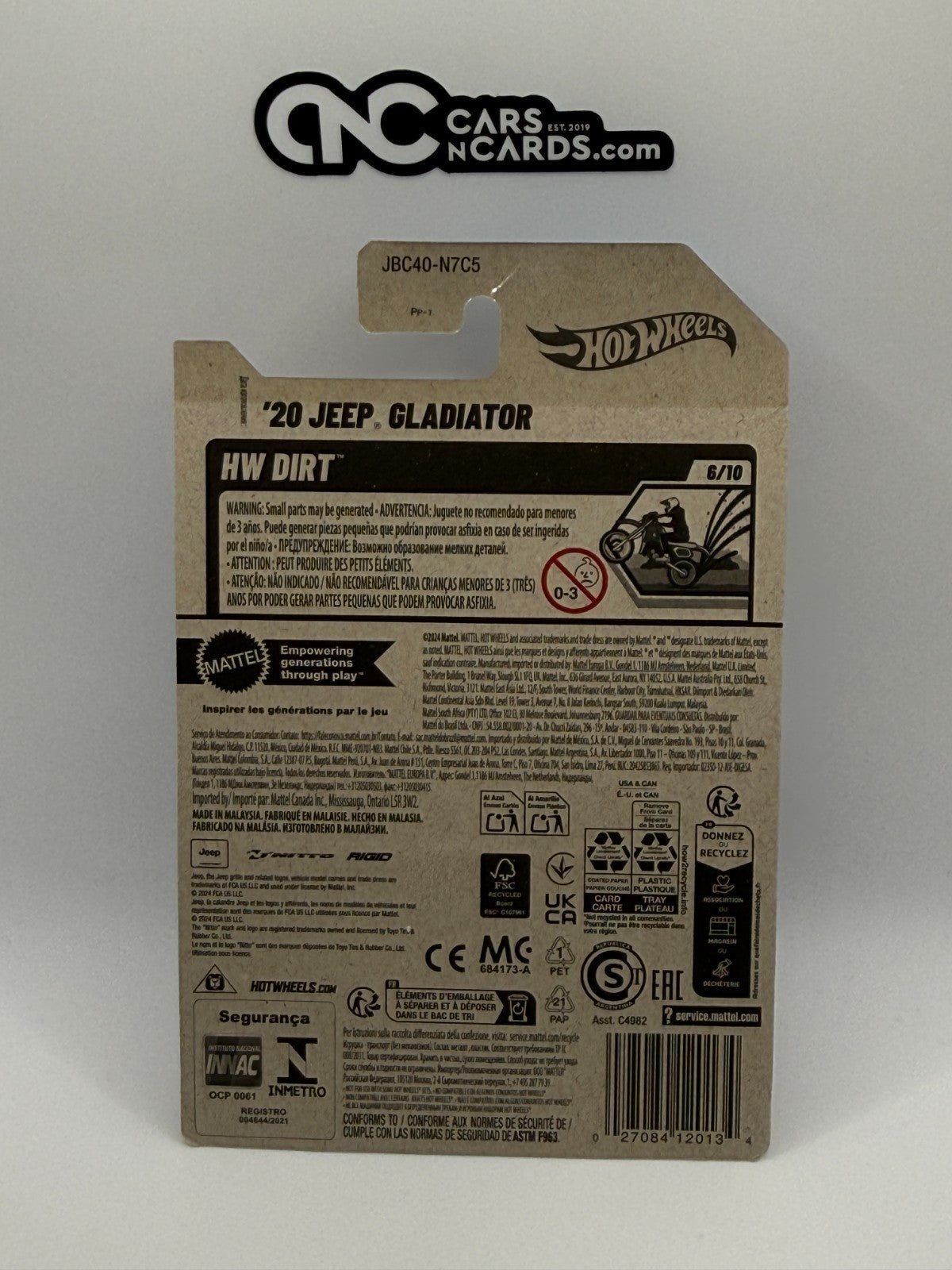 2025 Hot Wheels Super Treasure Hunt '20 Jeep Gladiator With Protector