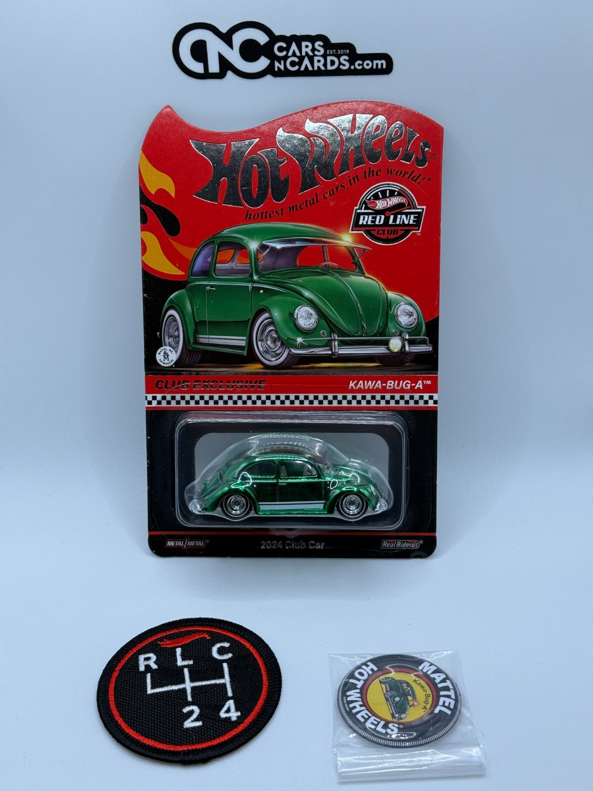 2024 Hot Wheels RLC Club Car Volkswagen Kawa-Bug-A With Patch/Pin & Protector