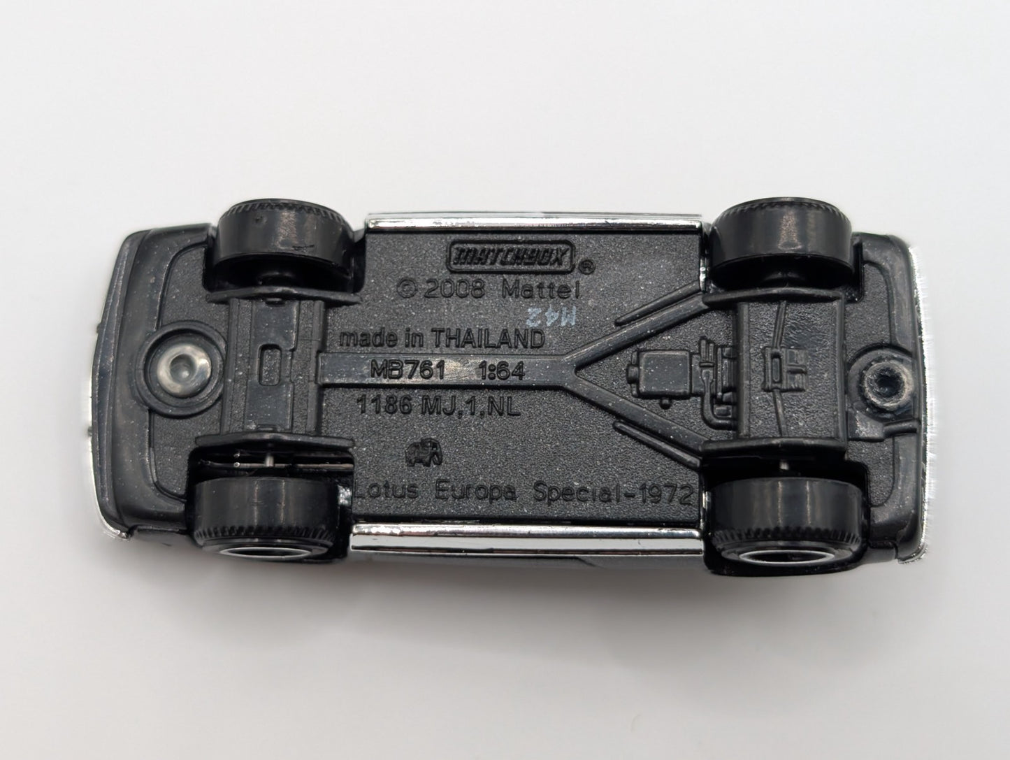 Matchbox 1972 Lotus Europa Black LOOSE