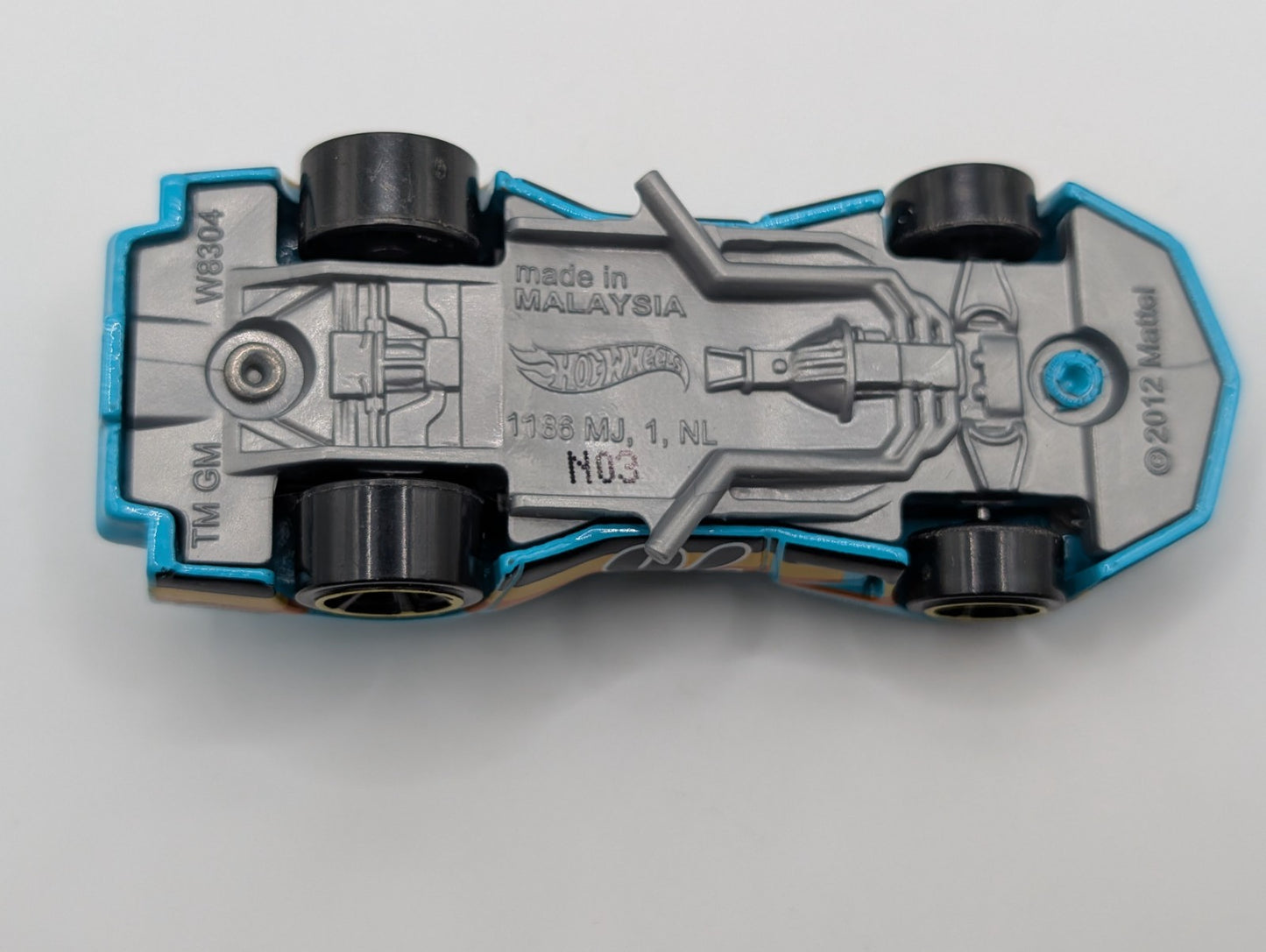 2020 Hot Wheels Race Day '76 Greenwood Corvette Blue LOOSE