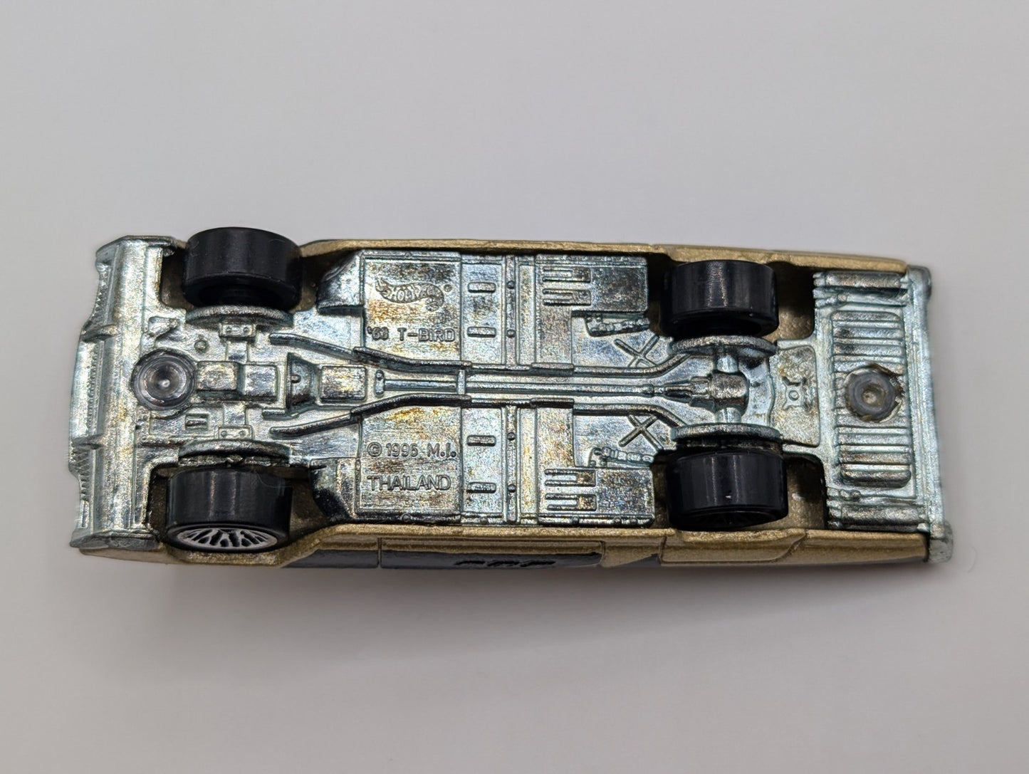 1999 Hot Wheels '63 T-Bird Gold LOOSE