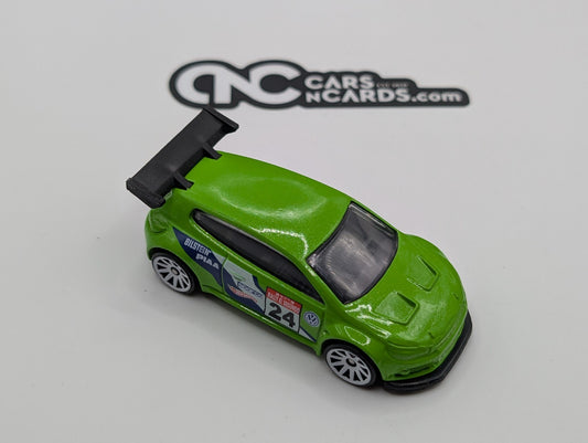 2019 Hot Wheels Backroad Rally Scirocco GT 24 Green LOOSE