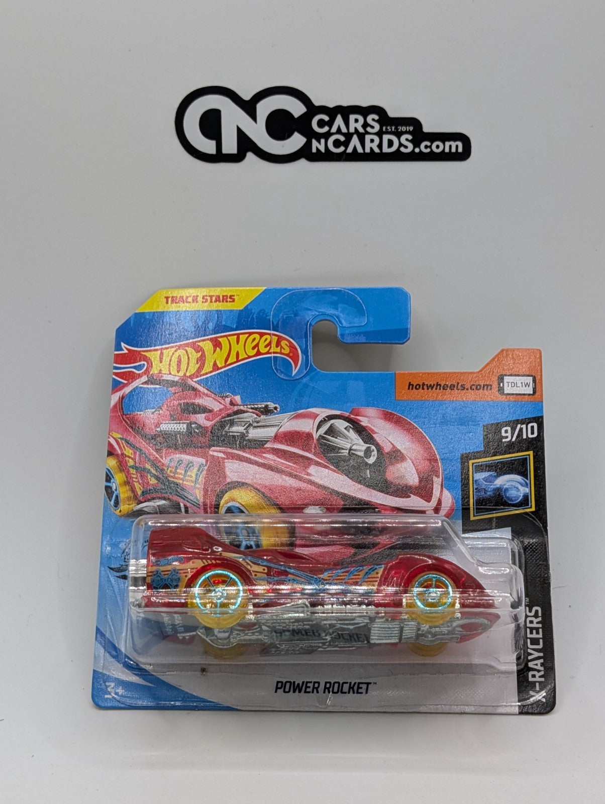 Hot Wheels X-Raycers 9/10 Power Rocket 48/250 Short Card (Soft Corners)