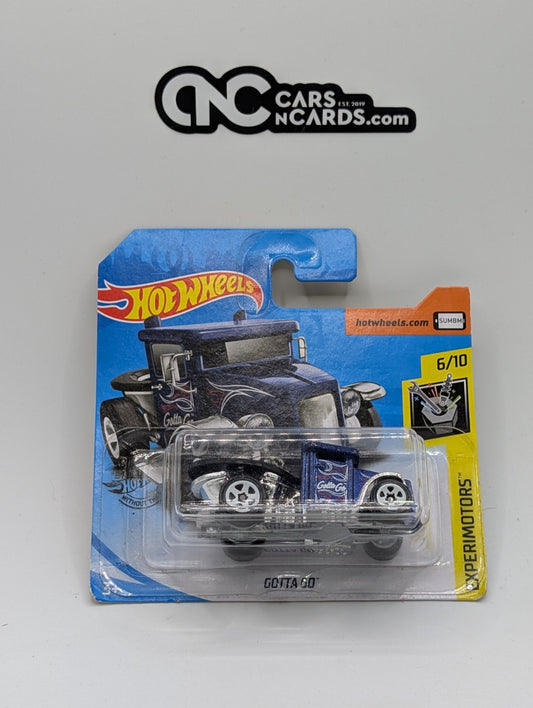 Hot Wheels Experimotors 6/10 Gotta Go 5/250 Short Card (Card Damage)