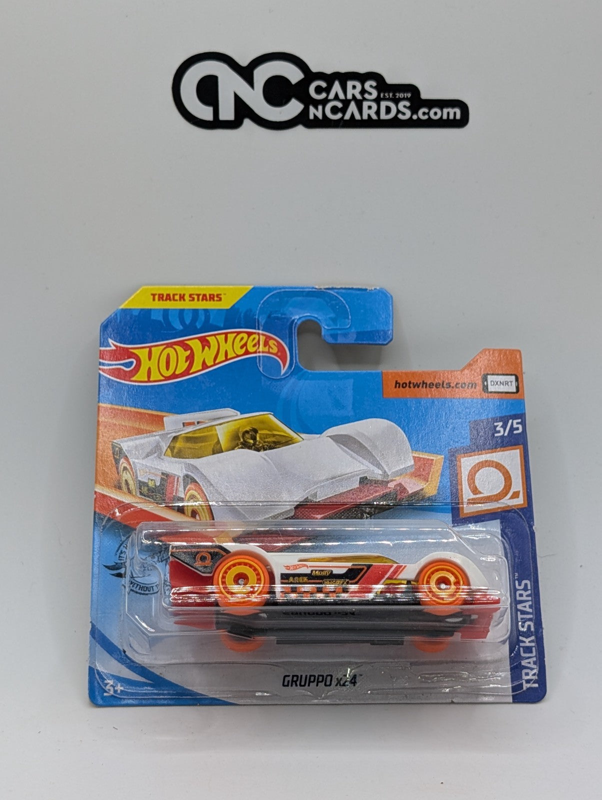 Hot Wheels Track Stars 3/5 Gruppo x24 49/250 Short Card (Card Damage)