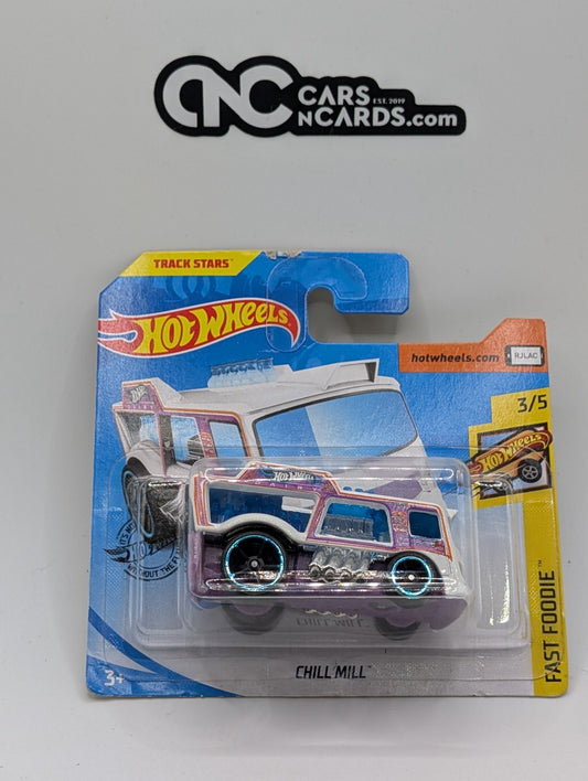 Hot Wheels Fast Foodie 3/5 Chill Mill Short Card (Card Damage)