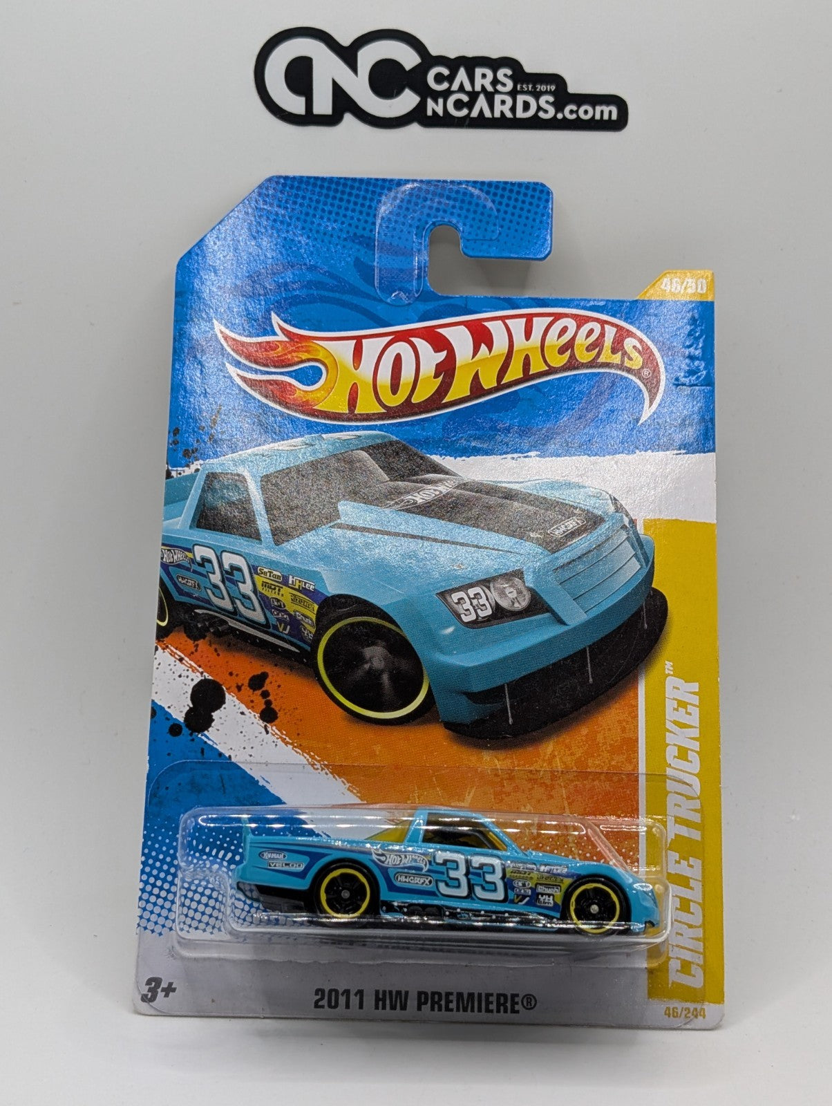 2011 Hot Wheels HW Premiere Circle Trucker 46/244 (Soft Corners)