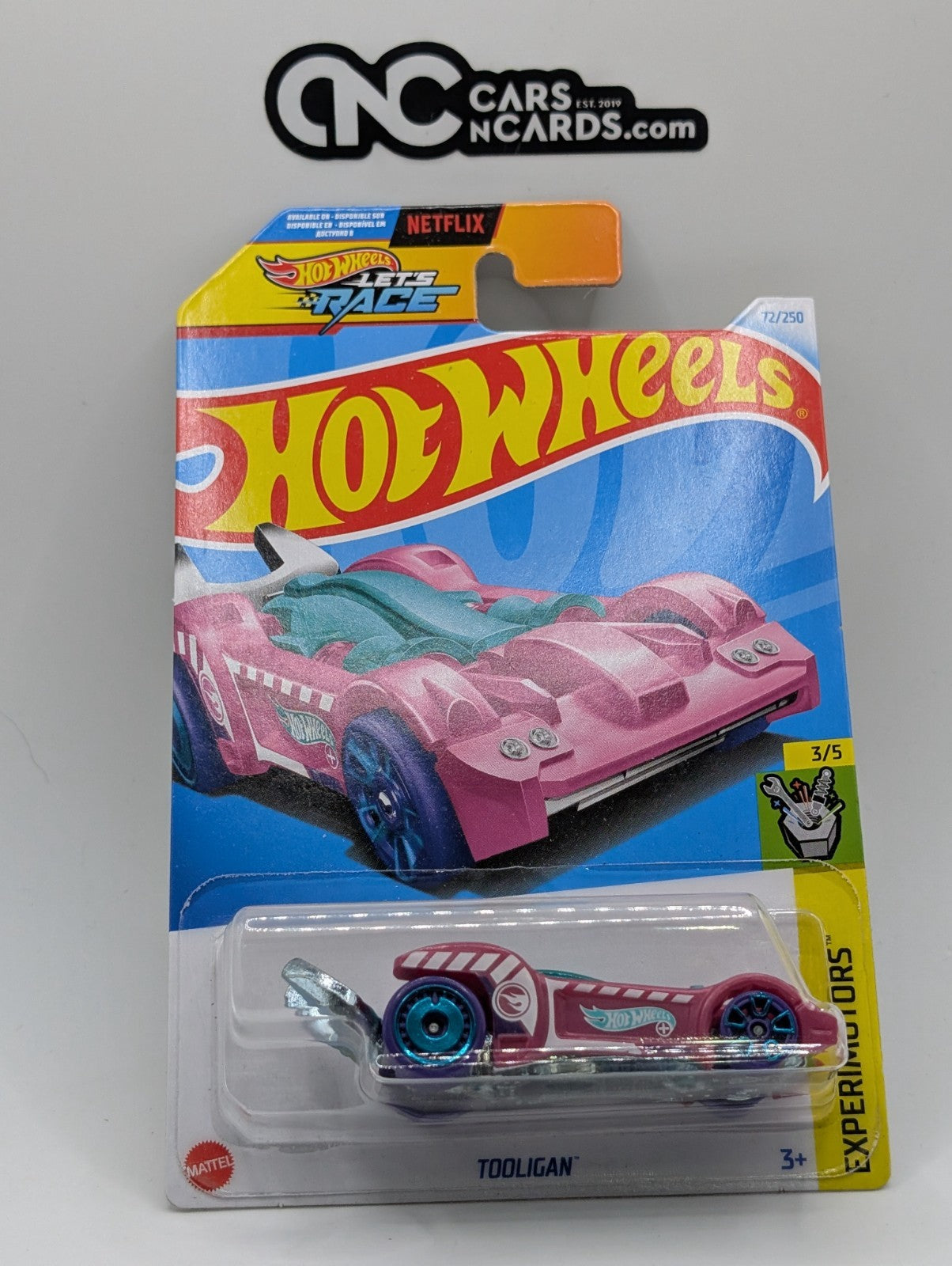 Hot Wheels Experimotors 3/5 Tooligan Treasure Hunt 72/250 (Soft Corners)