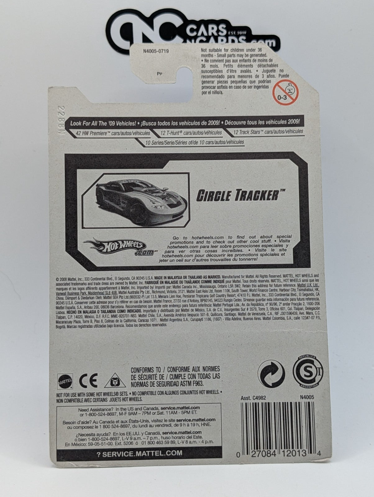 2009 Hot Wheels HW Premiere 2/42 Circle Tracker Orange (Soft Corners)