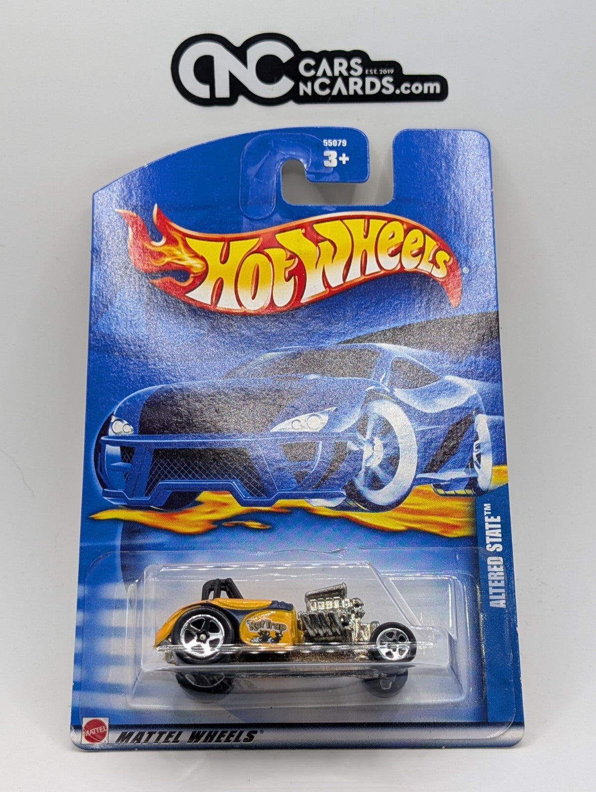 2002 Hot Wheels Altered State Yellow #194 (Soft Corners)