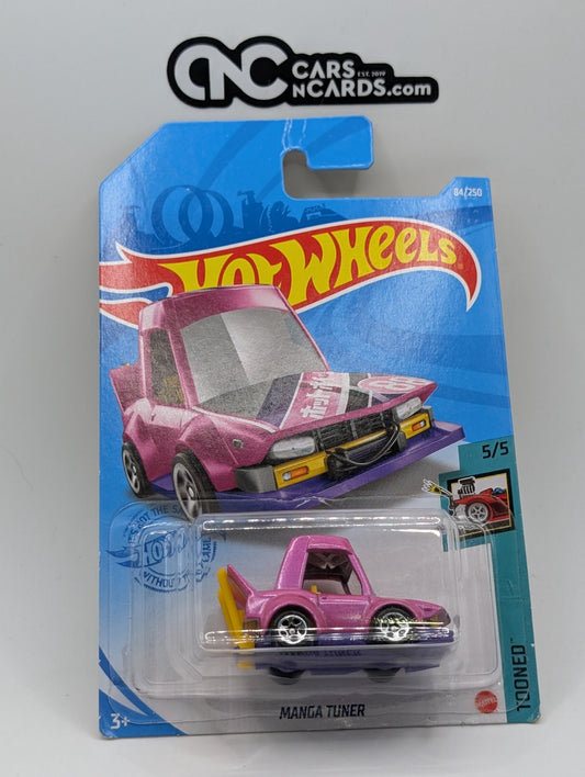 Hot Wheels Tooned 5/5 Manga Tuner Pink 84/250 (Card Damage)